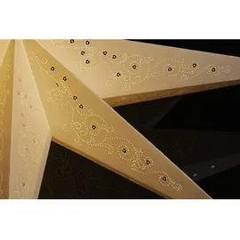 Konstsmide Papierstern 60 cm Weiß