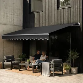 Eclipse Gelenkarmmarkise Economy 250 x 200 cm grau