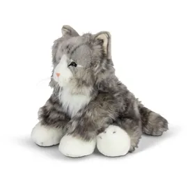 TOBAR Graue Katze Kuscheltier - Grau