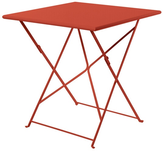 Klapptisch Flower Ethimo rot, Designer Ethimo Design Studio, 75x80x80 cm