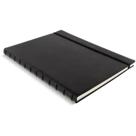 Filofax Notizbuch A4 liniert Schwarz