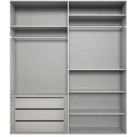 WIMEX Drehtürenschrank London 180 x 208 x 58 cm Schwarz