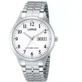 Lorus Herren Klassisches analoges Kleid 37mm 5ATM Uhr RXN01DX9