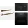 Bosch Backofen-Set Pyrolyse + Teleskopauszug + Mikrowelle schwarz