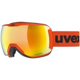 Uvex downhill 2100 CV fierce red matt, mirror orange one size