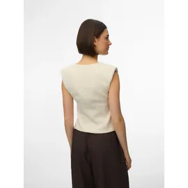 Vero Moda VMSCARLET SL Fitted Top Jersey Beige L