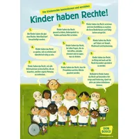 Don Bosco Wir haben Rechte!: Die UN Kinderrechte als DIN-A1 Plakat (Poster für die Öffentlichkeitsarbeit in Kitas und Grundschulen)