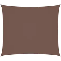 vidaXL Sonnensegel Oxford-Gewebe Rechteckig 2x2,5 m Braun