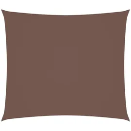 vidaXL Sonnensegel Oxford-Gewebe Rechteckig 2x2,5 m Braun