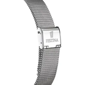 Festina Swiss Made F20014/2 Herrenarmbanduhr - Silber/Dunkelblau