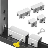 Fenstersicherung Fensterstopper Fenster Window Schiebefenster Stopper Schloss Offenhalter Fensterschloss Fenstersicherung Kinder Kindersicherung Sicherung, Inner 16MM 4 Stk (2+2)