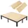 Vevor Bunkie Board Queen Size 195 x 148 cm