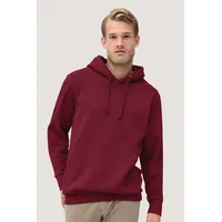Hakro Kapuzen-Sweatshirt Premium weinrot, 5XL
