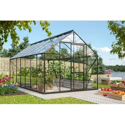 Vitavia Gewächshaus "Merkur 11500",schwarz,11,5 m2