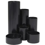 M&M Stiftehalter 12,9 x 13,9 x 14,7 cm Schwarz