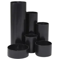 M&M Stiftehalter 12,9 x 13,9 x 14,7 cm Schwarz
