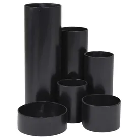 M&M Stiftehalter 12,9 x 13,9 x 14,7 cm Schwarz