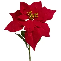 Gasper Weihnachtsstern - Poinsettie Rot 60 cm - Kunstblumen