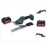 Metabo SGS 18 LTX Q Akku Gras und Strauchschere 18 V + 1x Akku 5,5 Ah - ohne Ladegerät