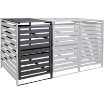 MCW Mülltonnenbox H62 67 x 114 cm grau