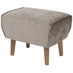 SOHO Hocker  Ellinor ¦ grau ¦ Maße (cm): B: 56 H: 46 T: 41