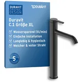 Duravit C.1 Einhandmischer Schwarz Matt