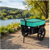 SAMAX Lastenanhänger 70 L grün
