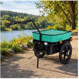 SAMAX Lastenanhänger 70 L grün