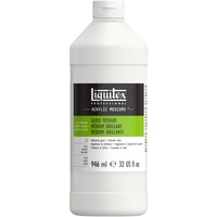 Liquitex 5032 Professional Glanz Gel Medium und Firnis für Acrylfarben, erhöht den glanz von Acrylfarben und verbessert den Farbfilm & Farbtiefe - 946ml Flasche,