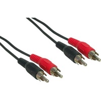 E+P Elektrik E+P Cinch-Anschlusskabel 5 m Audio Kabel