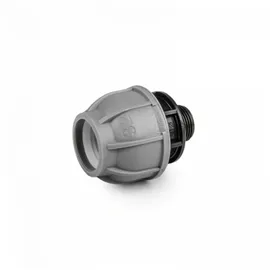 Bradas PE-Rohrverbinder 50mm mit Außengewinde 5/4"