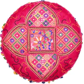 Marrakesch Orient & Mediterran Interior Bahri Rundkissen Ø 55 cm Pink