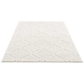 Carpet City "Focus 2997", beige Creme B:200cm H:20mm L:290cm, Polypropylen, Teppiche, Läufer, Boho, Hochtief-Muster/ 3D-Effekt, für Wohnzimmer, Schlafzimmer