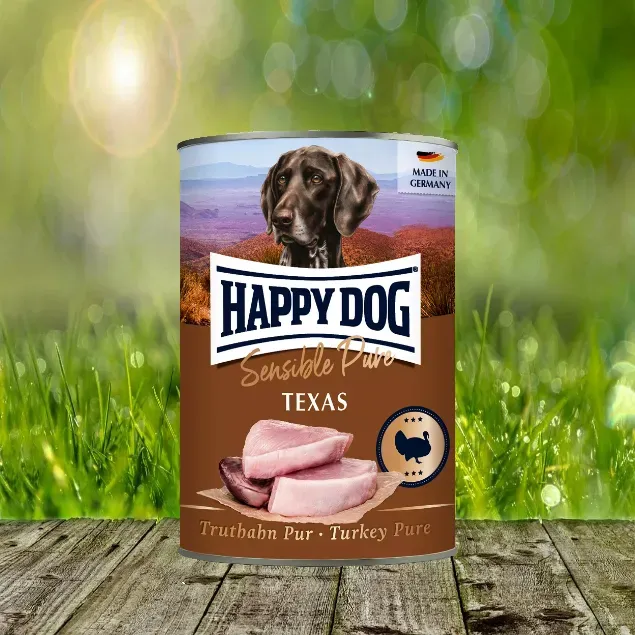 Happy Dog Sensible Pure Texas - 100% tierisches Protein - 10 + 2 Aktion (200 g)