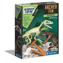 Clementoni: Archeofun - Leuchtender Velociraptor