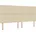 Boxspringbett 200 x 200 Creme