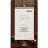 Korres Arganöl Haarcoloration 7.17 blond beige 145 ml