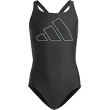 adidas Performance Big Bars Kids Badeanzug Black / White 140    
