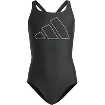 adidas Performance Big Bars Kids Badeanzug Black / White 140    