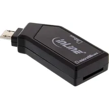 InLine InLine® OTG Mobile Card Reader, USB 2.0, für SD und microSD, für Android Smartphone und Tablet