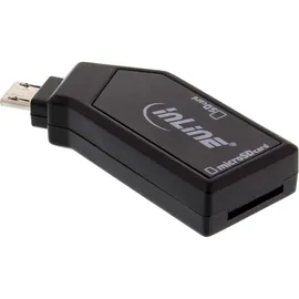 InLine InLine® OTG Mobile Card Reader, USB 2.0, für SD und microSD, für Android Smartphone und Tablet