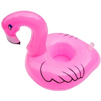 Panelize Set 2 Stück Flamingo Flachenhalter Dosenhalter aufblasbar für den Pool oder Strand