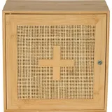 Wenko Medizinschrank Allegre aus Bambus und Rattan, braun - 2 Jahre Gewährleistung - mind. 14 Tage Rückgaberecht