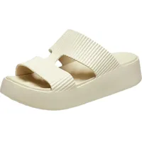 Crocs Damen Getaway Plateau H-Riemen Sandalen Keilsandalen für Frauen, Sandstein, 7 - 38 EU