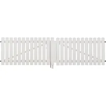 T&J LIGHTLINE Kunststoff Doppeltor weiß