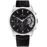 Tommy Hilfiger Baker Leder 44 mm 1710449