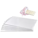 Vevor Stanzplatten 6er-Pack 308x216x3 mm Transparent