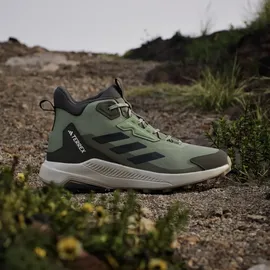 adidas Herren Multifunktionsschuhe TERREX Anylander Mid, Wanderschuh - Tent Green / Core Black / Olive Strata - 47 1/3 in Grau TENGRN/CBLACK/OLISTR
