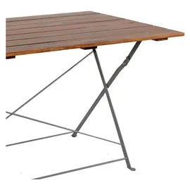 Mojawo Gartentisch 120 x 70 x 74 cm Akazie/Schwarz