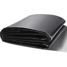 Vevor Teichfolie, 10 x 15 Fuß, 45 mm Dicke, biegsame Teichfolien aus EPDM-Material, leicht zu schneidende Unterlage für Fisch- oder Koi-Teiche, W... - Schwarz